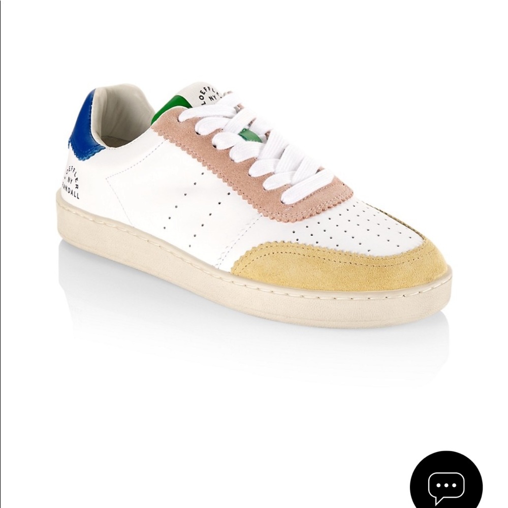 Loeffler Randall Keeley Colorblock Leather Sneakers